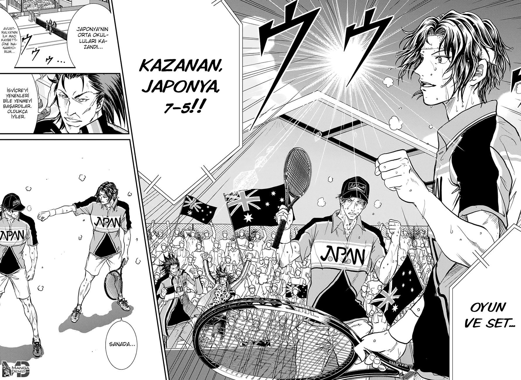 New Prince of Tennis mangasının 202 bölümünün 12. sayfasını okuyorsunuz.