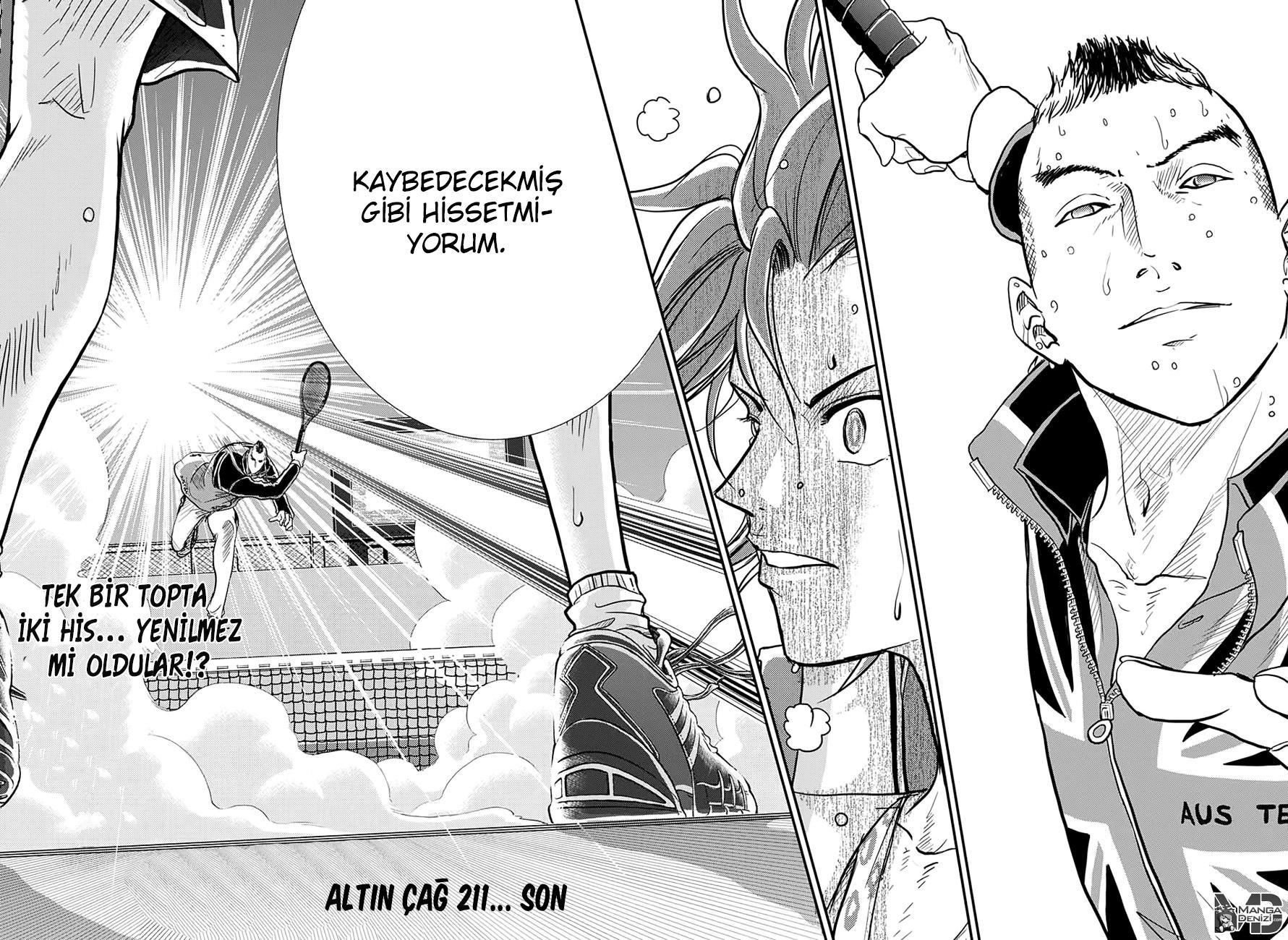 New Prince of Tennis mangasının 211 bölümünün 14. sayfasını okuyorsunuz.