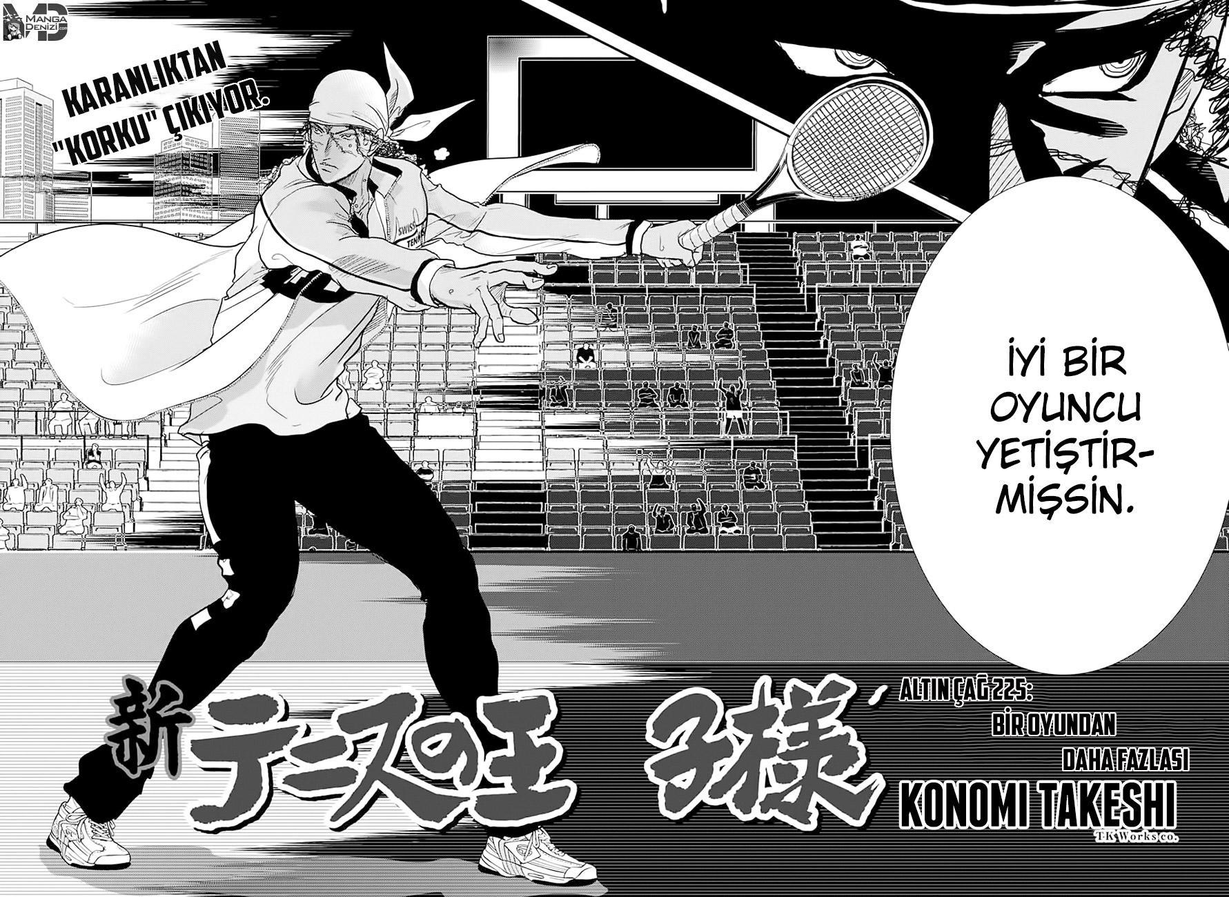 New Prince of Tennis mangasının 225 bölümünün 3. sayfasını okuyorsunuz.