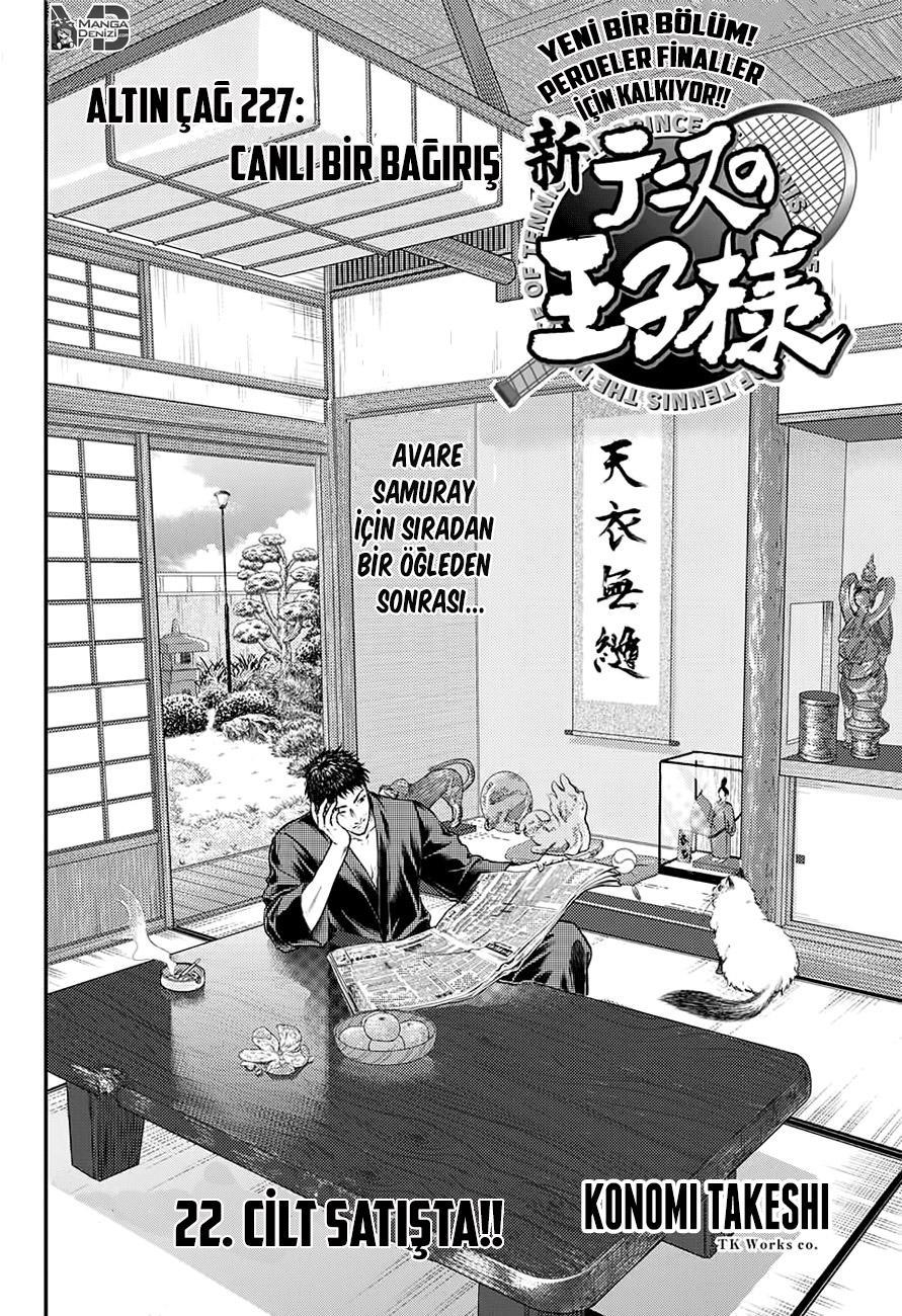 New Prince of Tennis mangasının 227 bölümünün 3. sayfasını okuyorsunuz.