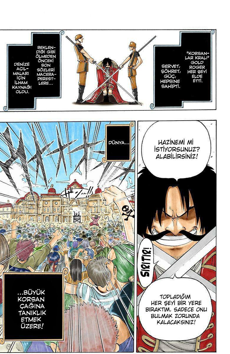 One Piece [Renkli] mangasının 0001 bölümünün 2. sayfasını okuyorsunuz.