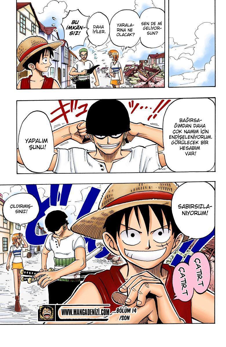 One Piece [Renkli] mangasının 0014 bölümünün 19. sayfasını okuyorsunuz.