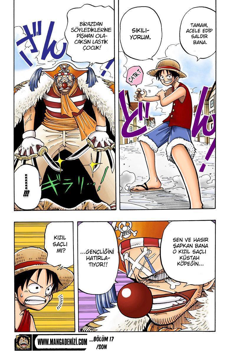 One Piece [Renkli] mangasının 0017 bölümünün 21. sayfasını okuyorsunuz.