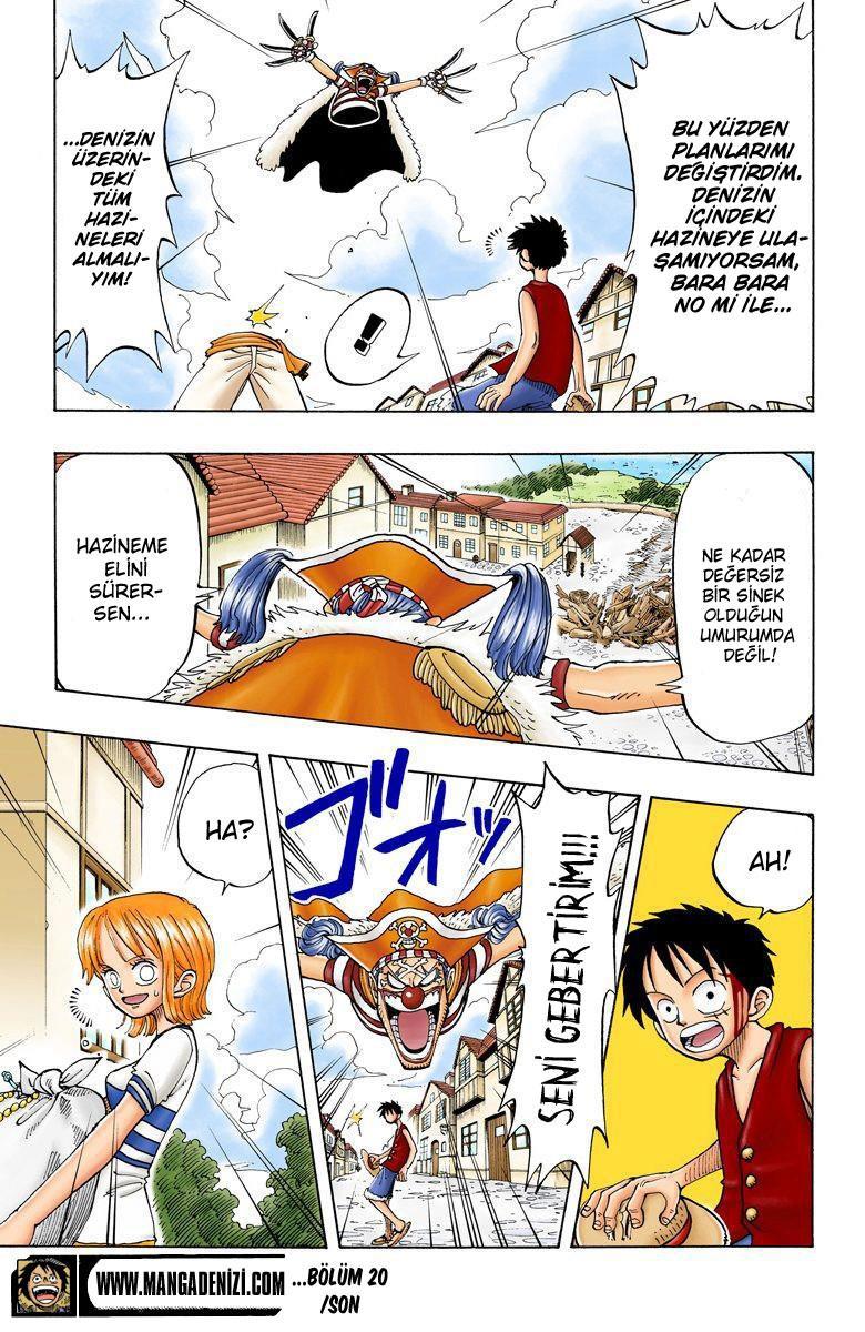 One Piece [Renkli] mangasının 0019 bölümünün 20. sayfasını okuyorsunuz.