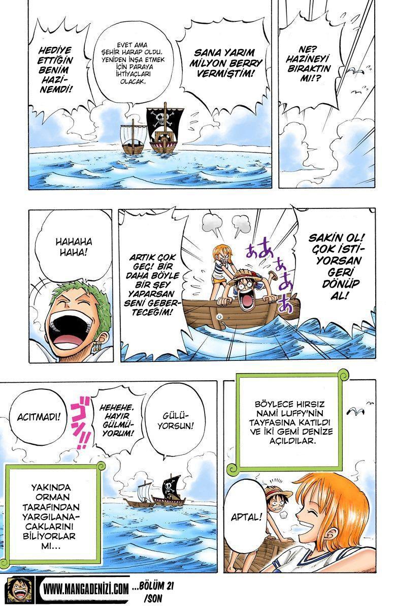 One Piece [Renkli] mangasının 0021 bölümünün 20. sayfasını okuyorsunuz.