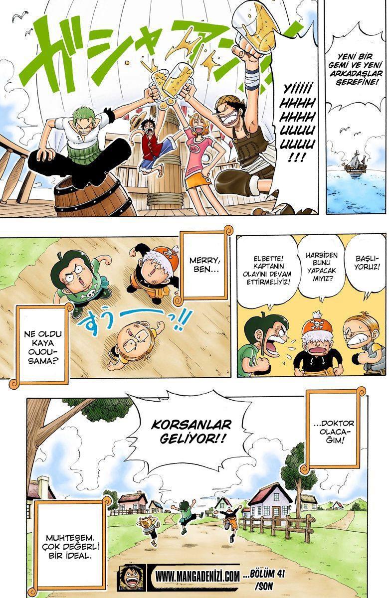 One Piece [Renkli] mangasının 0041 bölümünün 19. sayfasını okuyorsunuz.