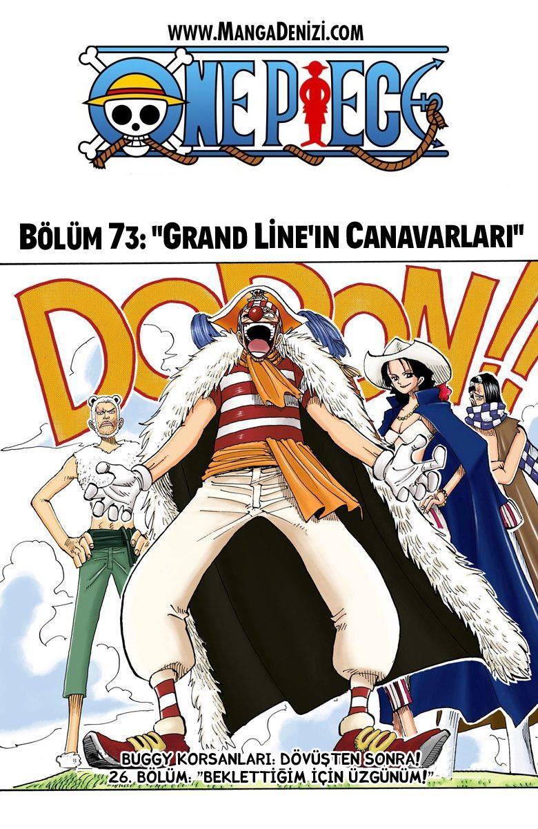 One Piece [Renkli] mangasının 0073 bölümünün 2. sayfasını okuyorsunuz.