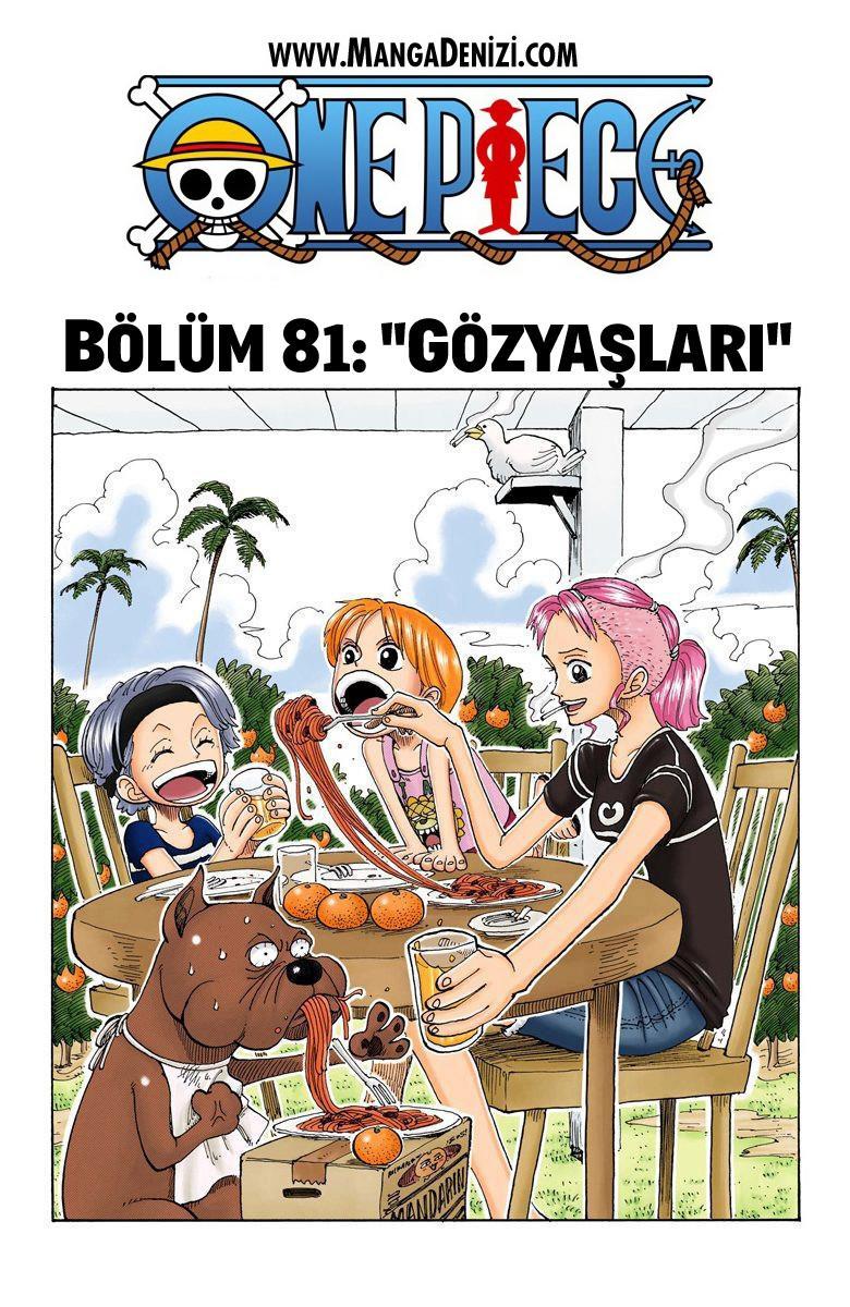 One Piece [Renkli] mangasının 0081 bölümünün 2. sayfasını okuyorsunuz.