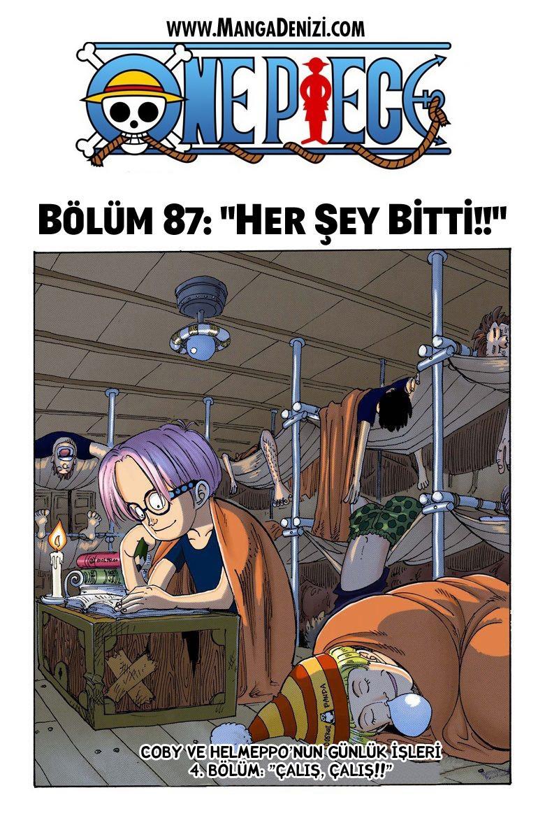 One Piece [Renkli] mangasının 0087 bölümünün 2. sayfasını okuyorsunuz.
