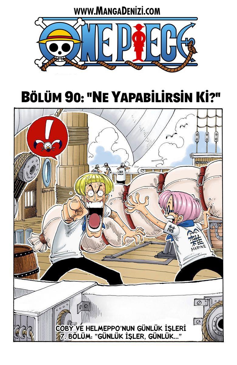 One Piece [Renkli] mangasının 0090 bölümünün 2. sayfasını okuyorsunuz.
