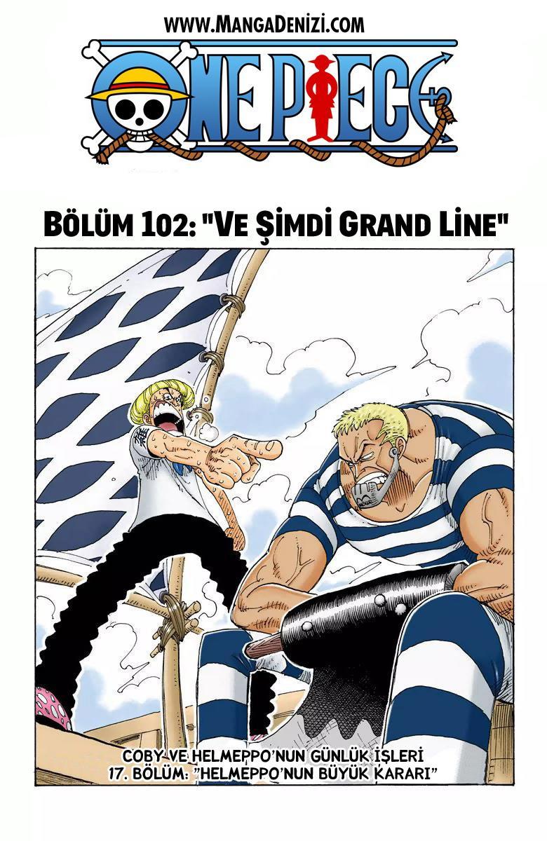 One Piece [Renkli] mangasının 0102 bölümünün 2. sayfasını okuyorsunuz.