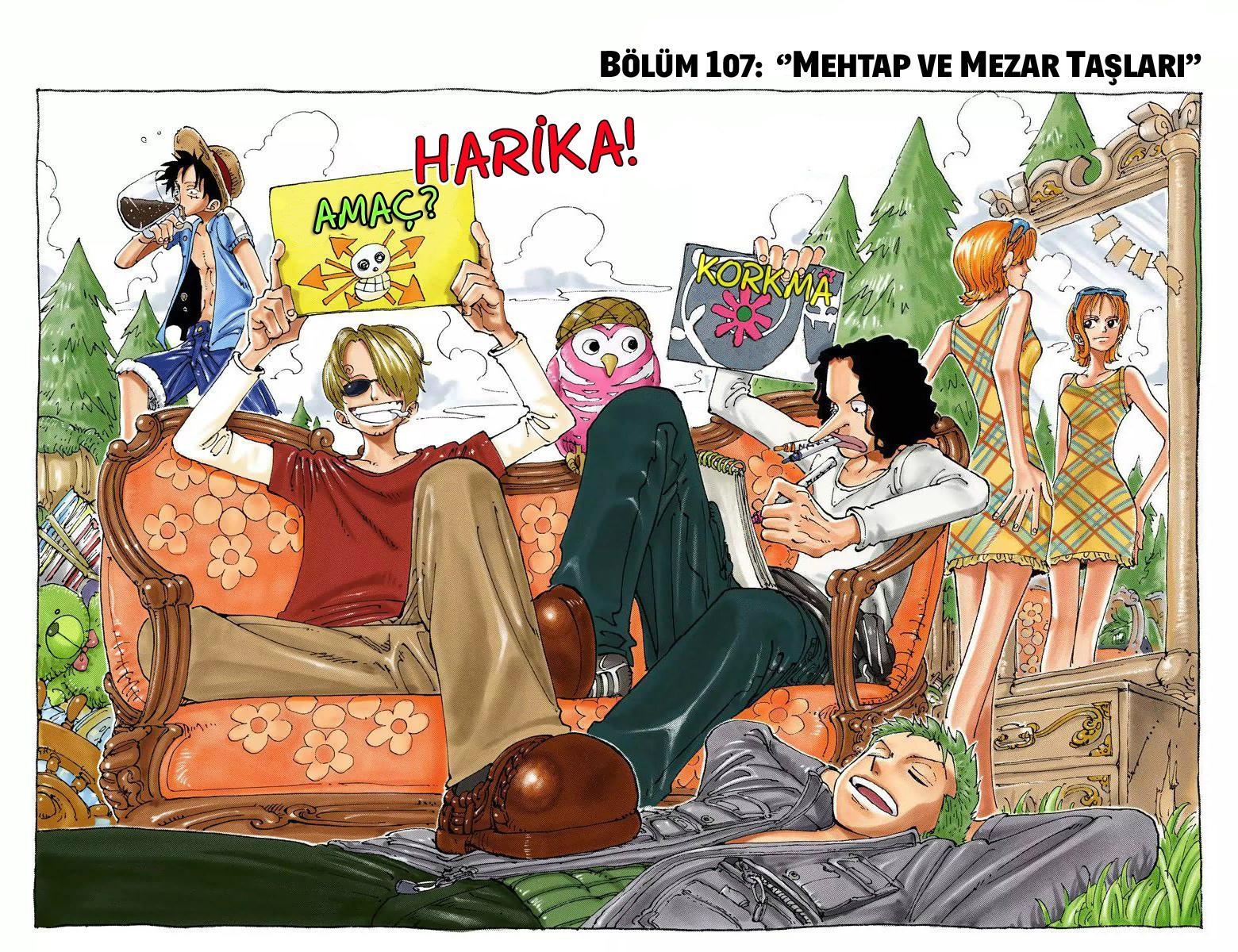 One Piece [Renkli] mangasının 0107 bölümünün 2. sayfasını okuyorsunuz.