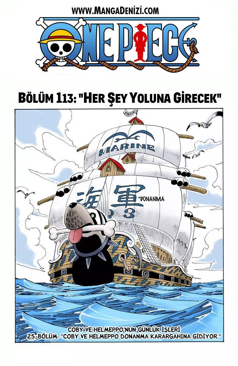One Piece [Renkli] mangasının 0113 bölümünün 2. sayfasını okuyorsunuz.