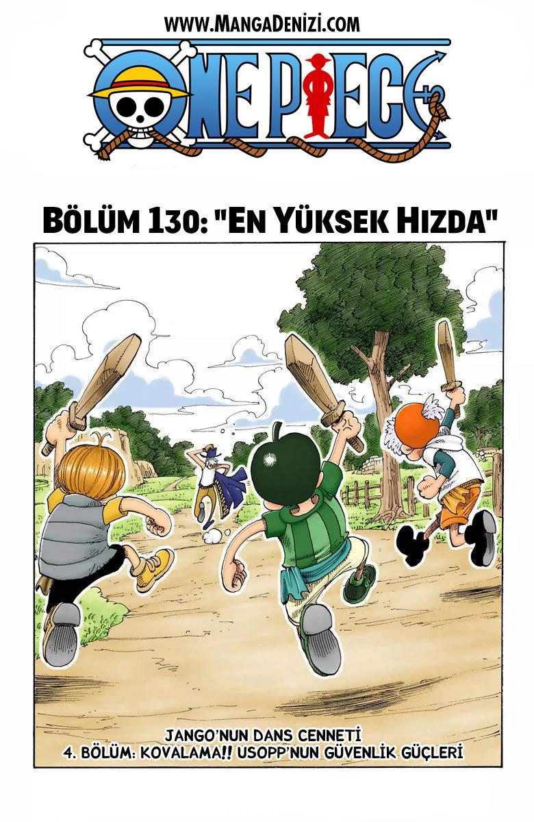 One Piece [Renkli] mangasının 0130 bölümünün 2. sayfasını okuyorsunuz.
