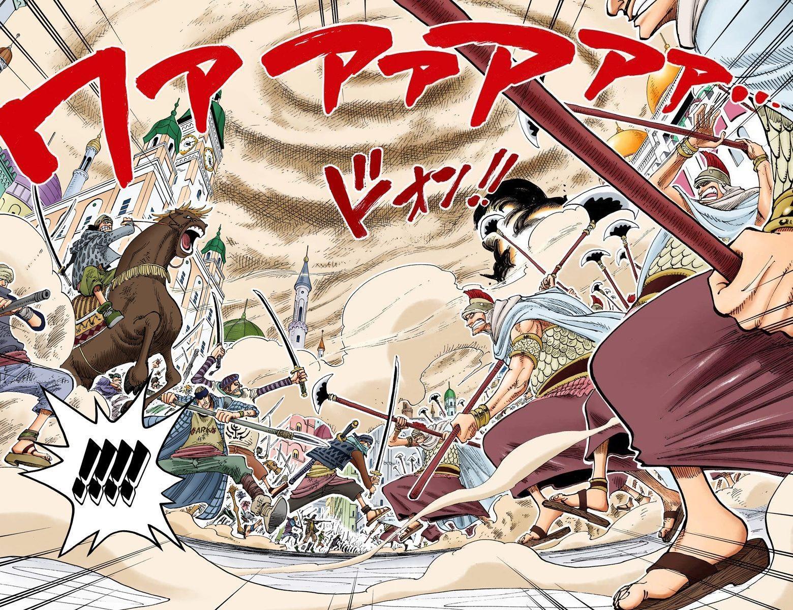 One Piece [Renkli] mangasının 0198 bölümünün 8. sayfasını okuyorsunuz.