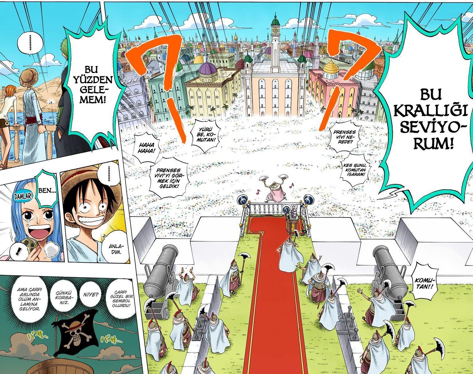 One Piece [Renkli] mangasının 0216 bölümünün 15. sayfasını okuyorsunuz.