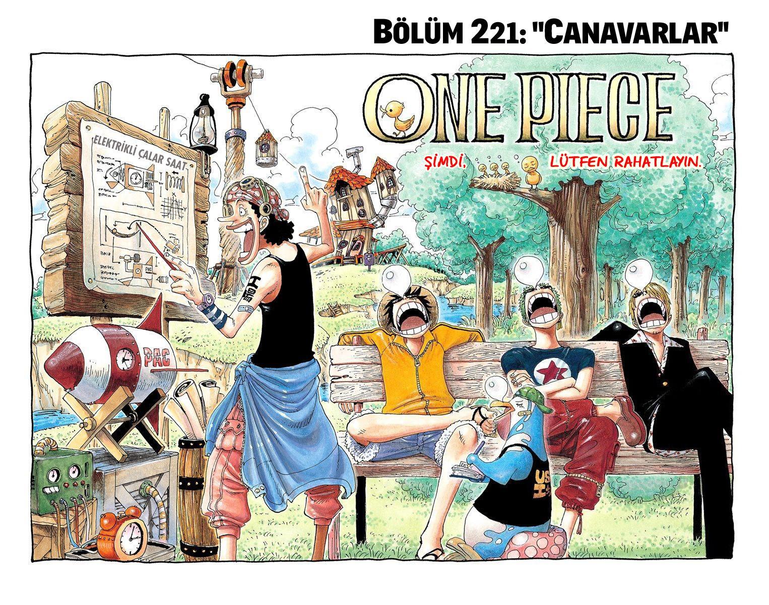 One Piece [Renkli] mangasının 0221 bölümünün 2. sayfasını okuyorsunuz.