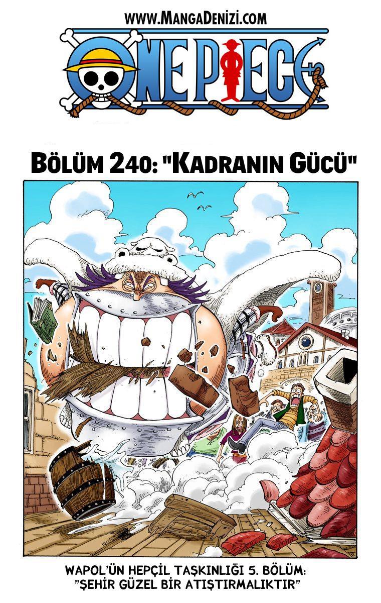 One Piece [Renkli] mangasının 0240 bölümünün 2. sayfasını okuyorsunuz.