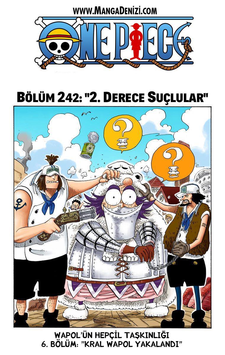 One Piece [Renkli] mangasının 0242 bölümünün 2. sayfasını okuyorsunuz.