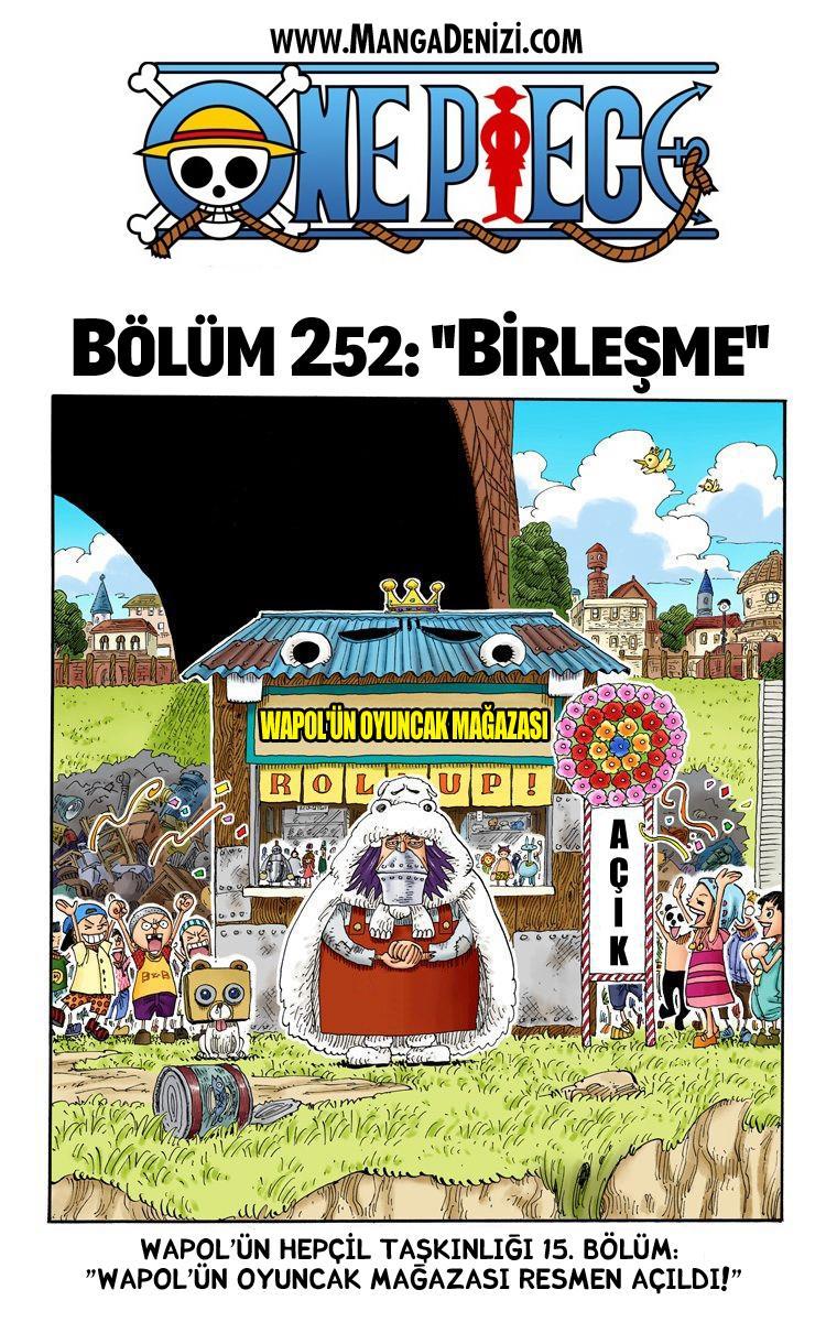 One Piece [Renkli] mangasının 0252 bölümünün 2. sayfasını okuyorsunuz.