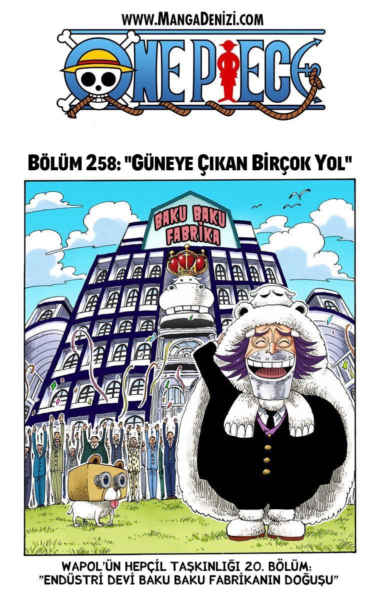 One Piece [Renkli] mangasının 0258 bölümünün 2. sayfasını okuyorsunuz.