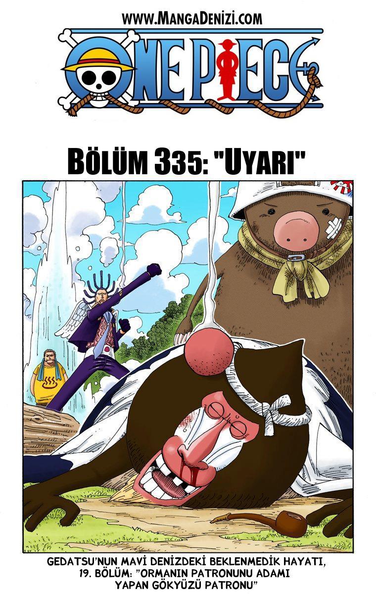 One Piece [Renkli] mangasının 0335 bölümünün 2. sayfasını okuyorsunuz.