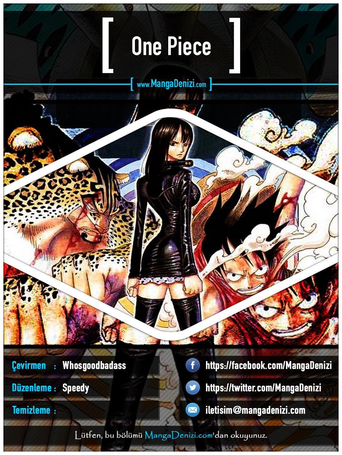 One Piece [Renkli] mangasının 0342 bölümünün 1. sayfasını okuyorsunuz.