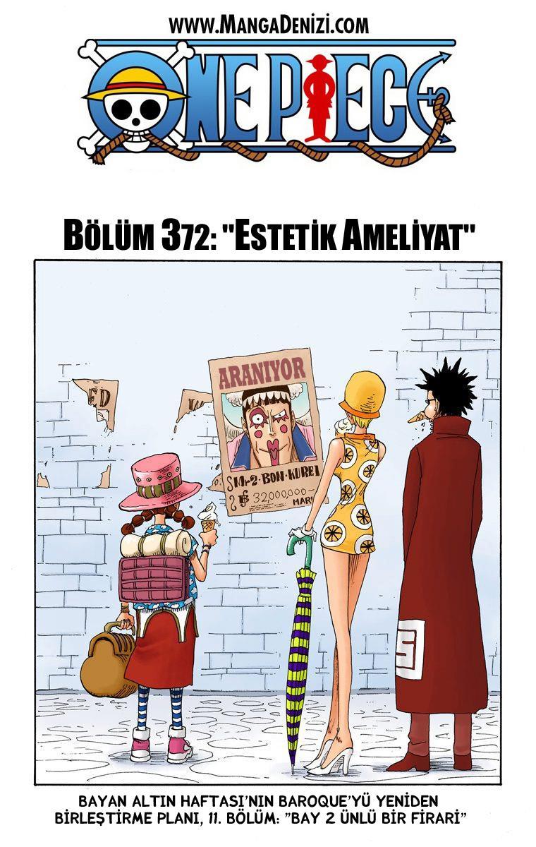 One Piece [Renkli] mangasının 0372 bölümünün 2. sayfasını okuyorsunuz.