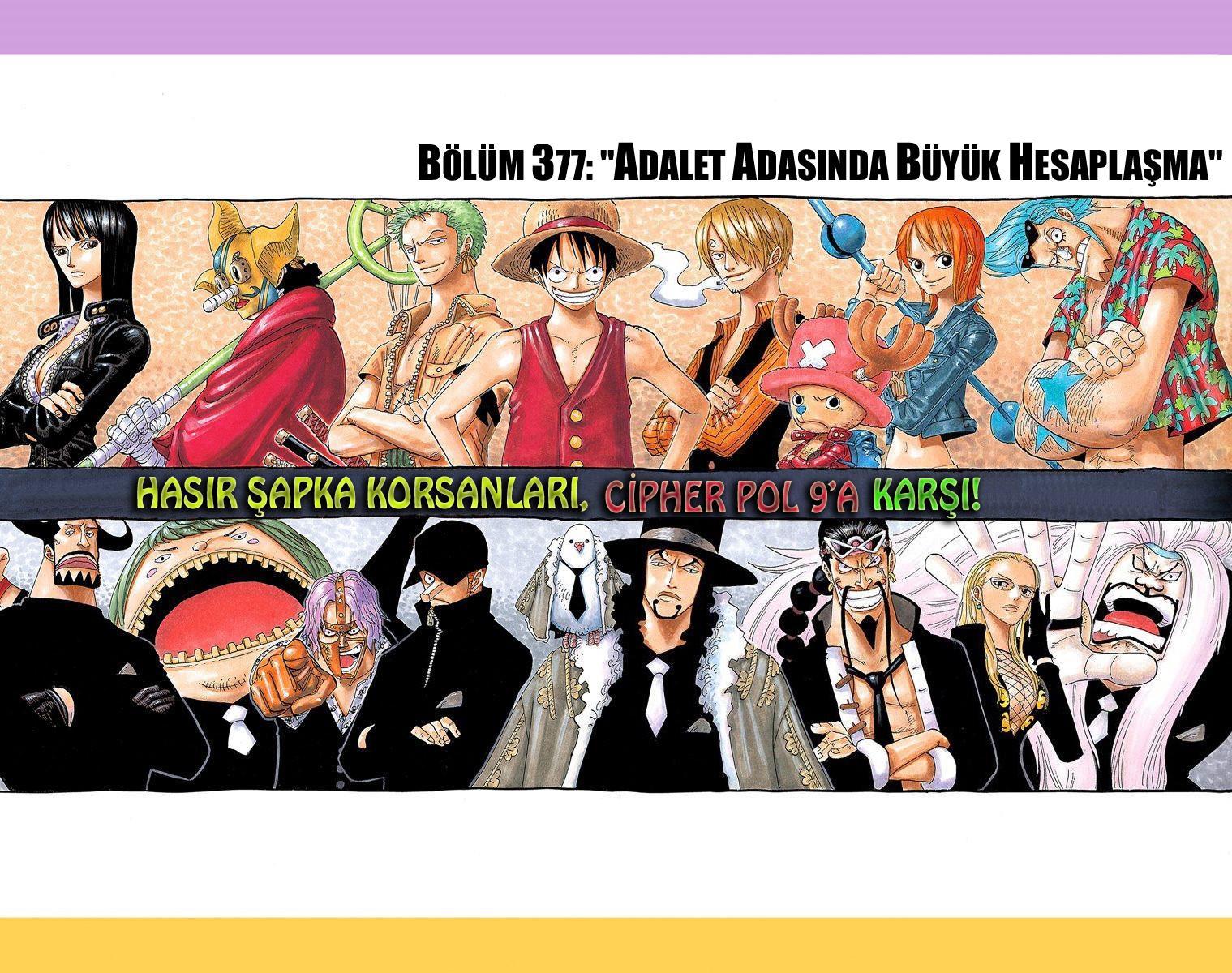 One Piece [Renkli] mangasının 0377 bölümünün 2. sayfasını okuyorsunuz.