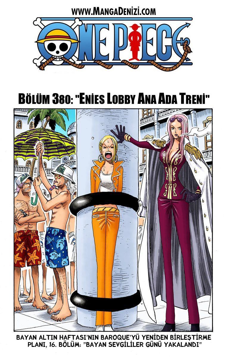 One Piece [Renkli] mangasının 0380 bölümünün 2. sayfasını okuyorsunuz.