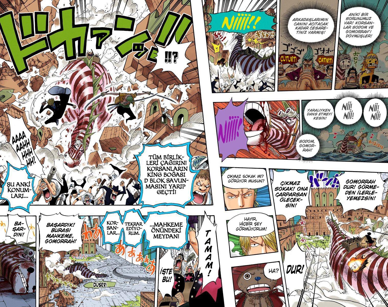 One Piece [Renkli] mangasının 0385 bölümünün 19. sayfasını okuyorsunuz.