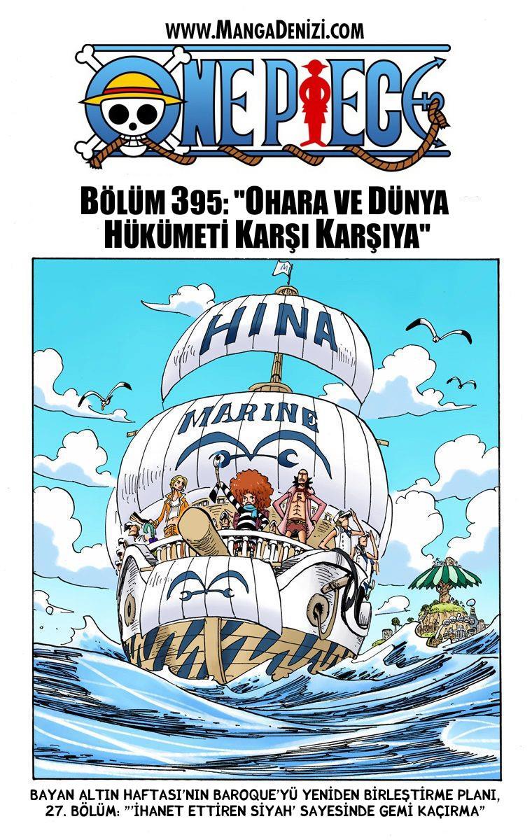One Piece [Renkli] mangasının 0395 bölümünün 2. sayfasını okuyorsunuz.