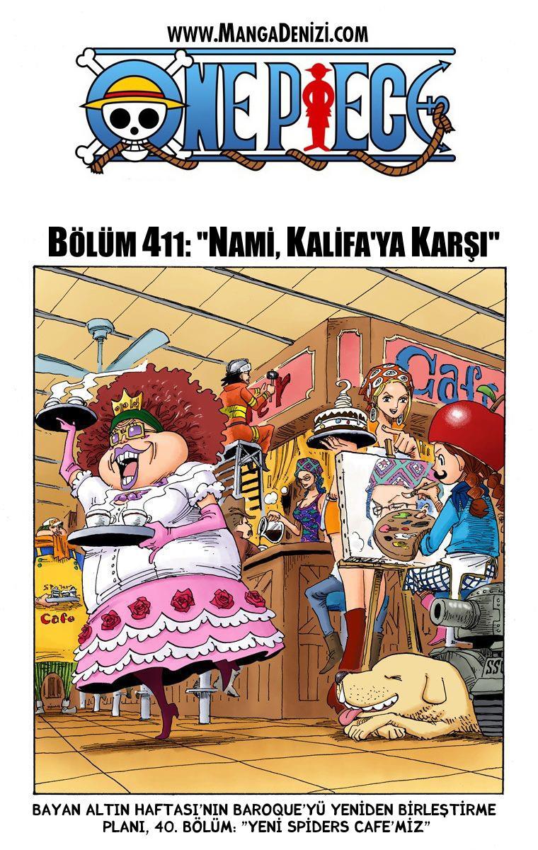 One Piece [Renkli] mangasının 0411 bölümünün 2. sayfasını okuyorsunuz.