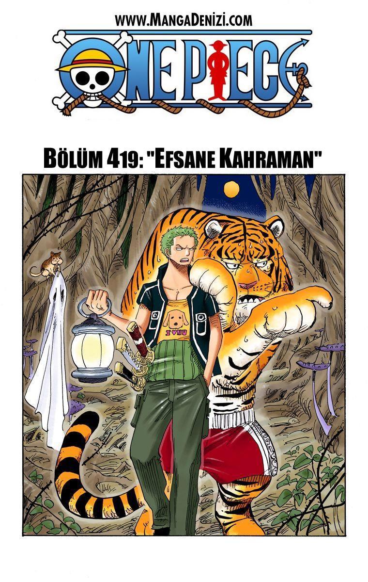 One Piece [Renkli] mangasının 0419 bölümünün 2. sayfasını okuyorsunuz.