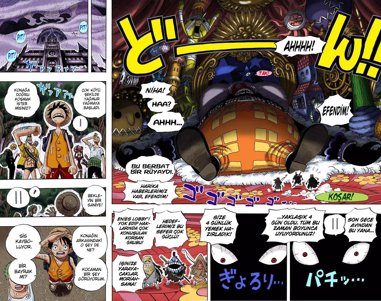 One Piece [Renkli] mangasının 0449 bölümünün 14. sayfasını okuyorsunuz.