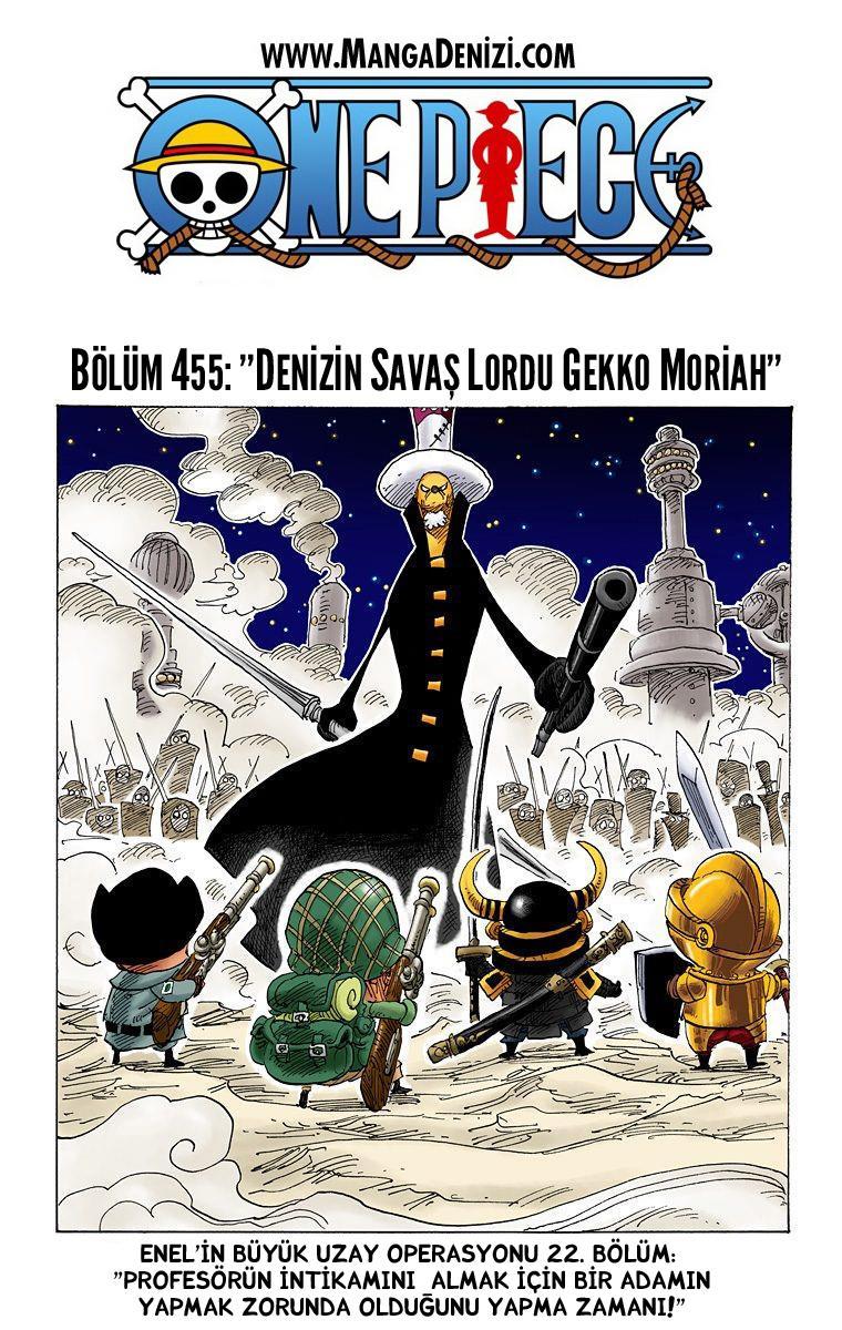 One Piece [Renkli] mangasının 0455 bölümünün 2. sayfasını okuyorsunuz.