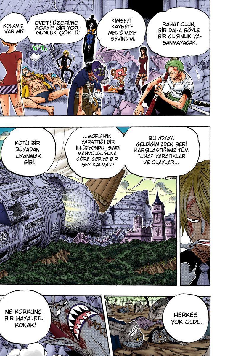 One Piece [Renkli] mangasının 0483 bölümünün 9. sayfasını okuyorsunuz.