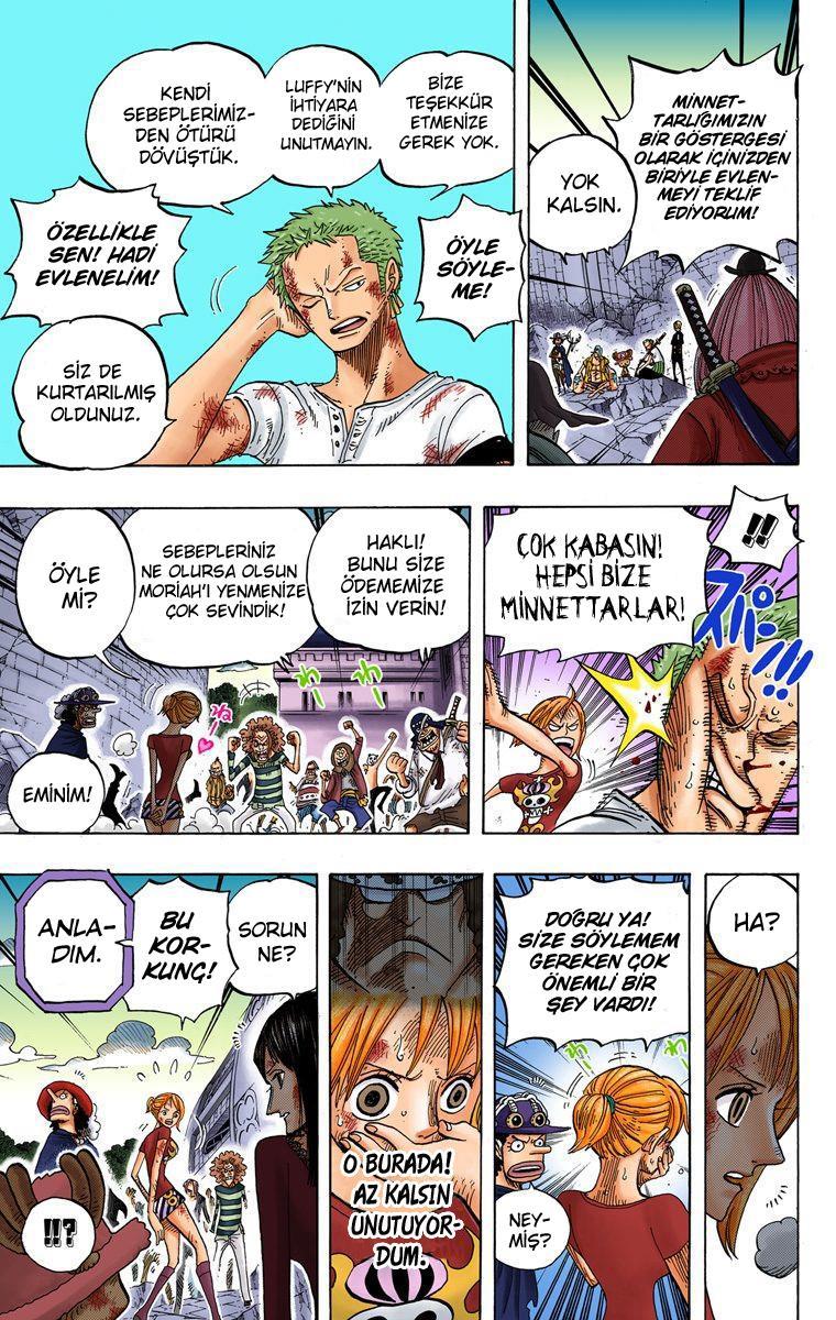 One Piece [Renkli] mangasının 0483 bölümünün 13. sayfasını okuyorsunuz.