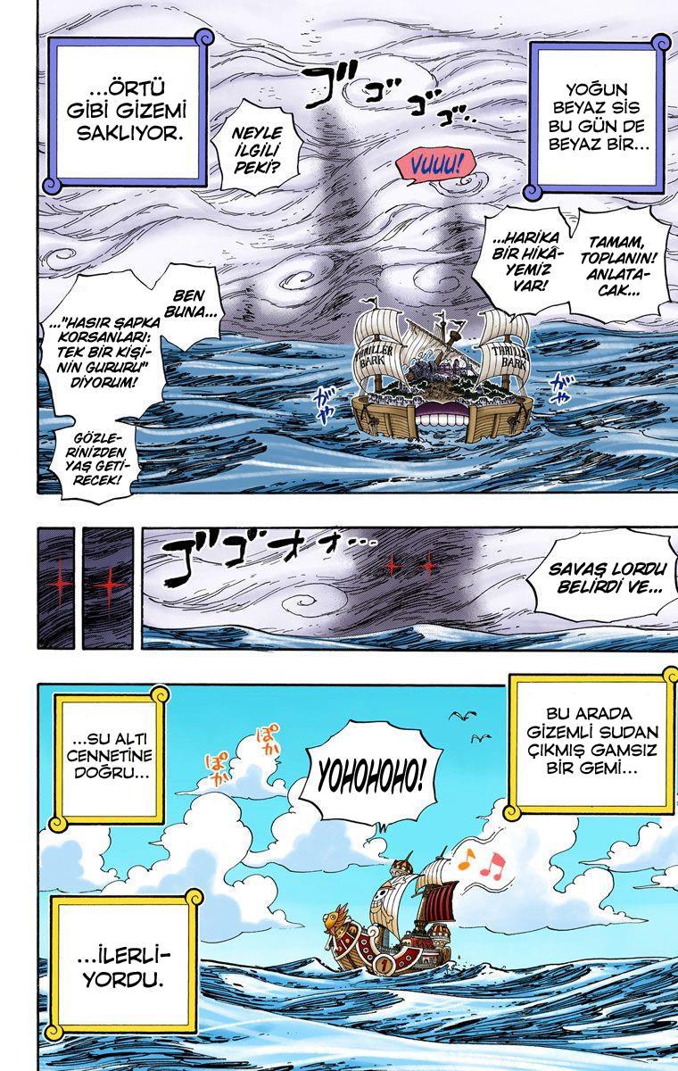 One Piece [Renkli] mangasının 0490 bölümünün 5. sayfasını okuyorsunuz.
