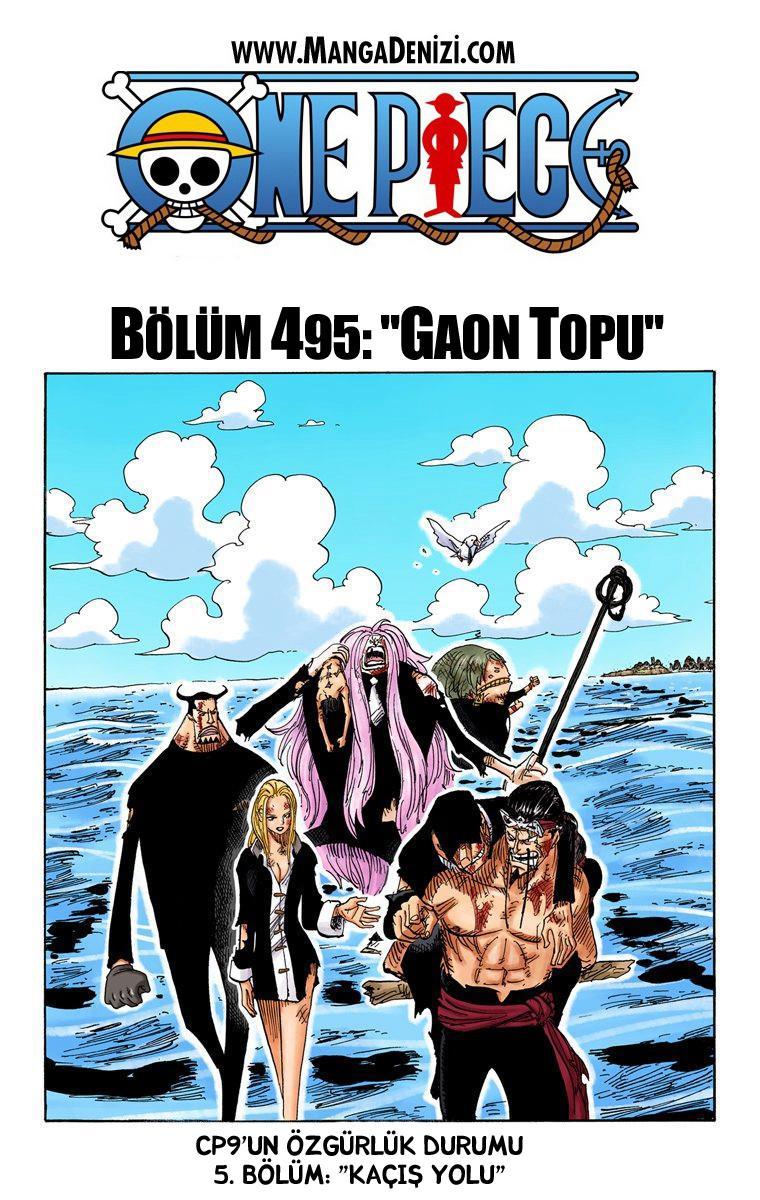 One Piece [Renkli] mangasının 0495 bölümünün 2. sayfasını okuyorsunuz.