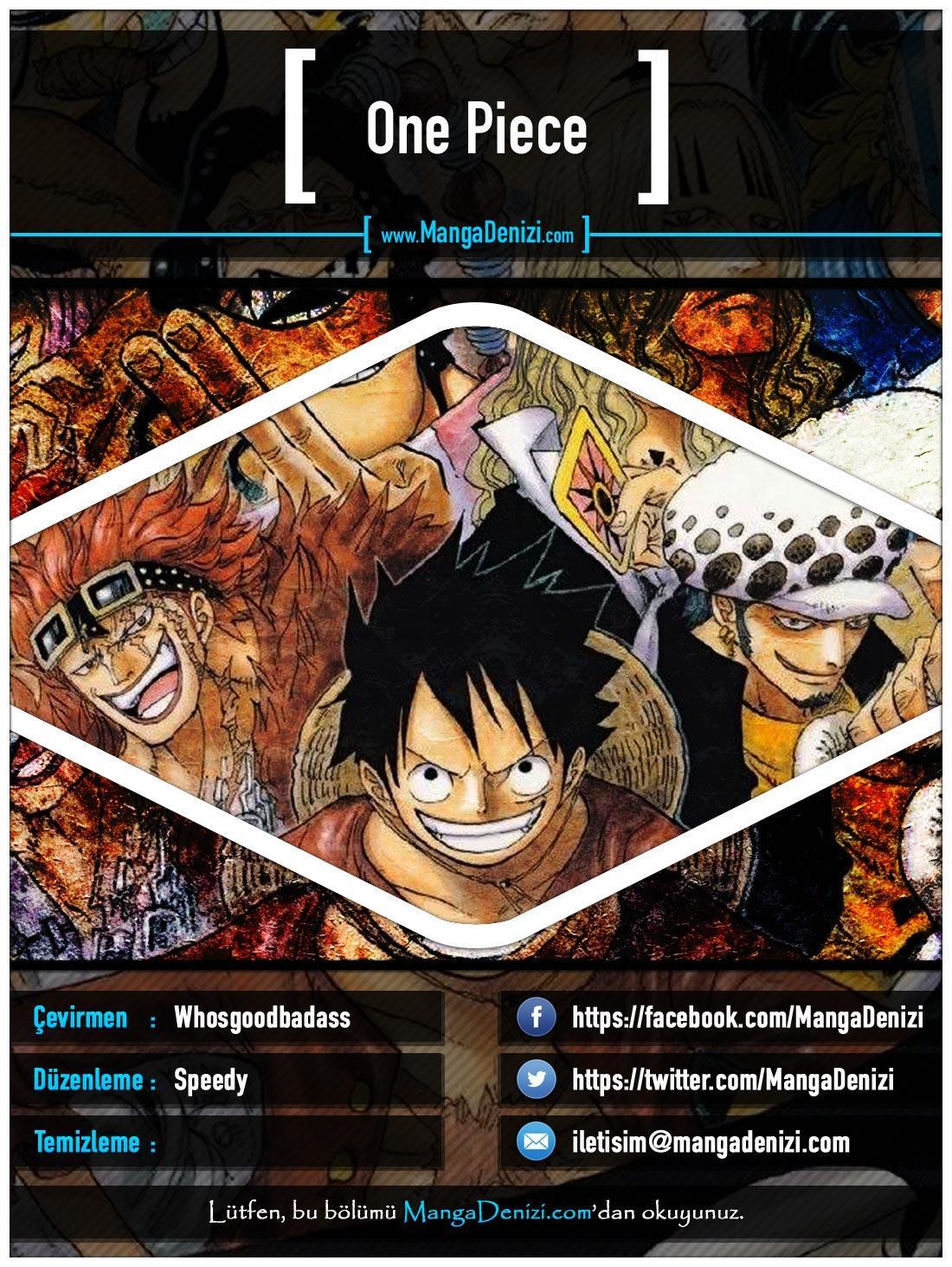 One Piece [Renkli] mangasının 0496 bölümünün 1. sayfasını okuyorsunuz.