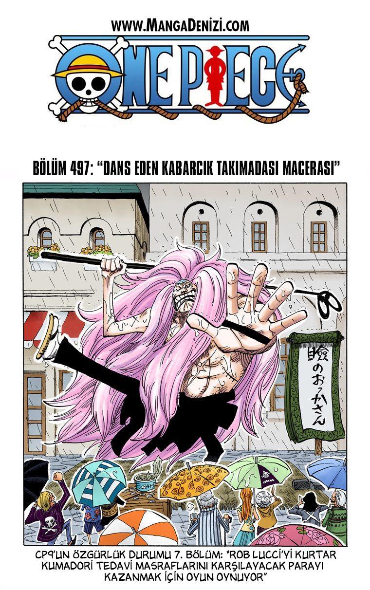 One Piece [Renkli] mangasının 0497 bölümünün 2. sayfasını okuyorsunuz.