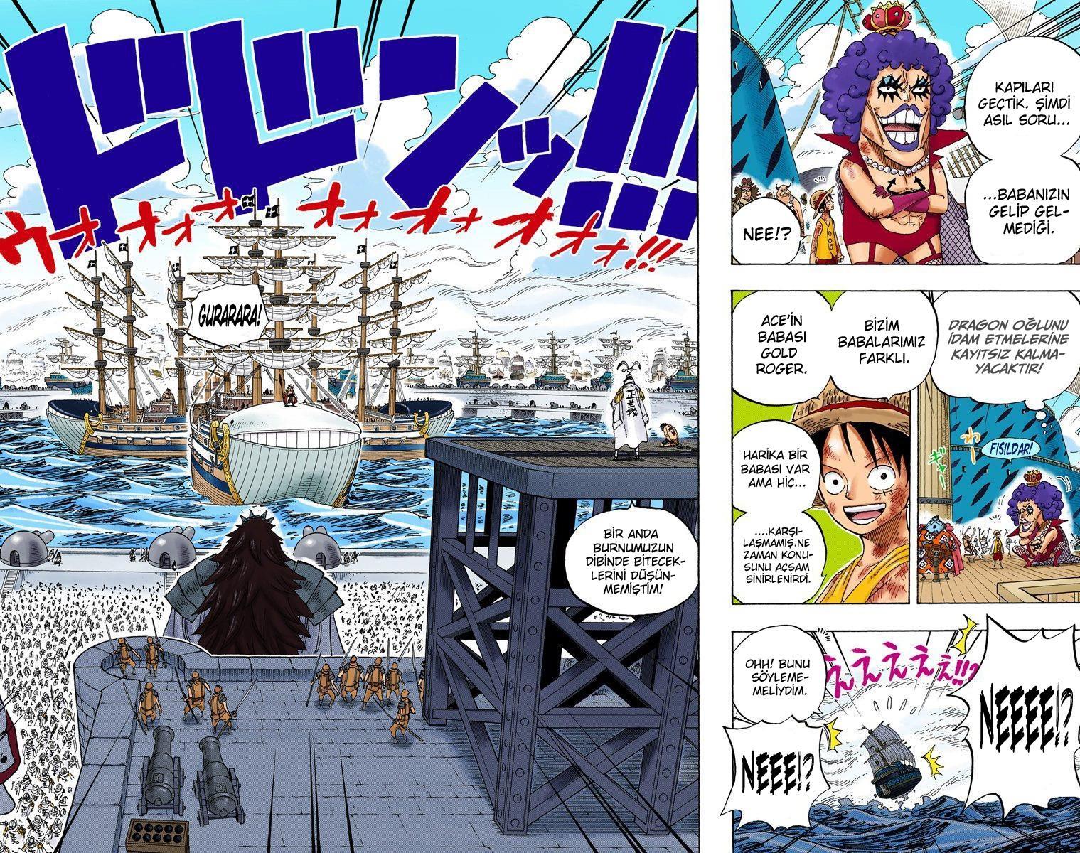 One Piece [Renkli] mangasının 0552 bölümünün 3. sayfasını okuyorsunuz.