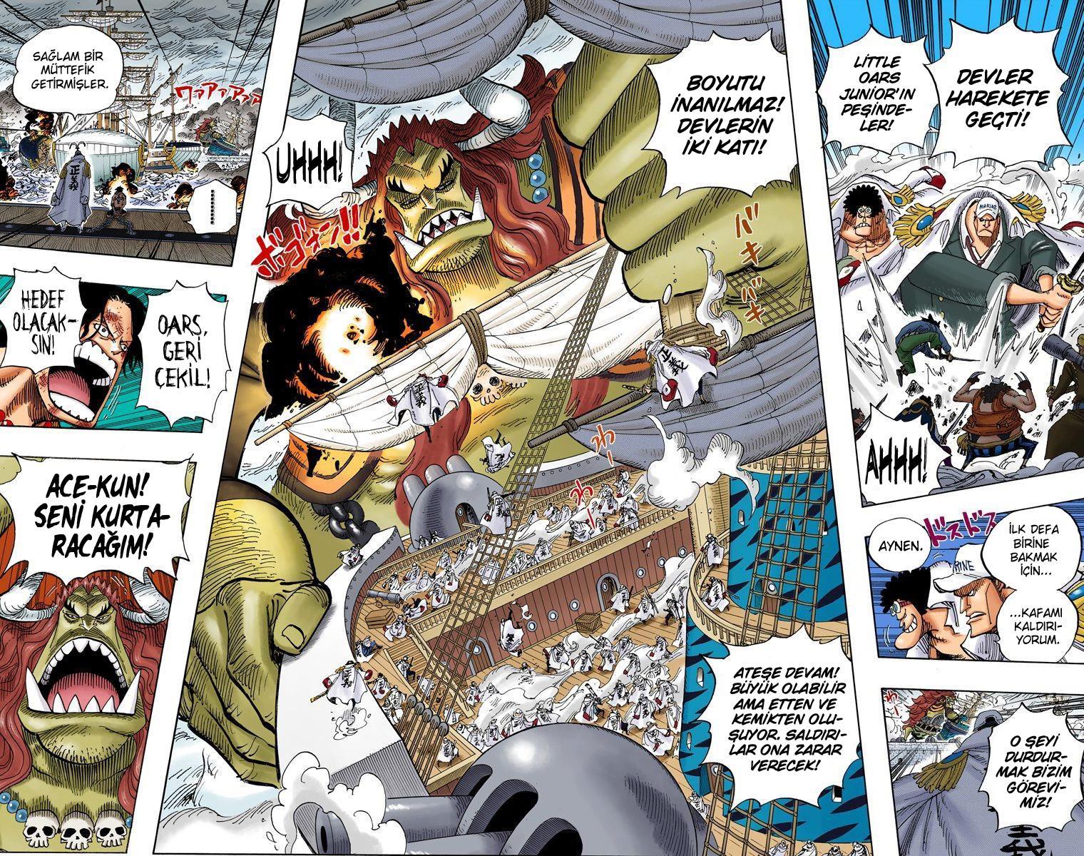 One Piece [Renkli] mangasının 0555 bölümünün 3. sayfasını okuyorsunuz.