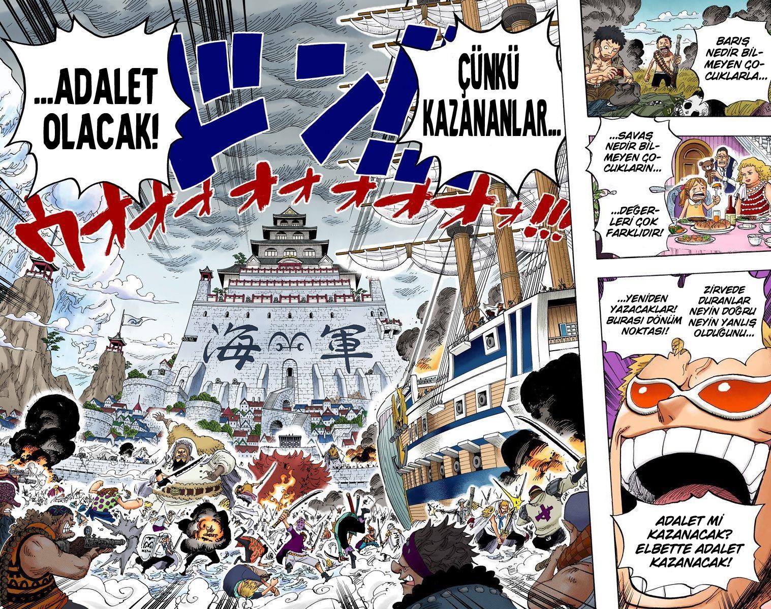 One Piece [Renkli] mangasının 0556 bölümünün 9. sayfasını okuyorsunuz.