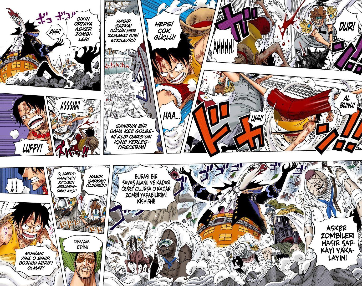 One Piece [Renkli] mangasının 0558 bölümünün 8. sayfasını okuyorsunuz.