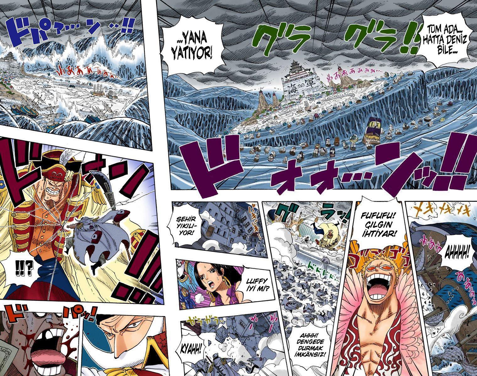 One Piece [Renkli] mangasının 0564 bölümünün 8. sayfasını okuyorsunuz.