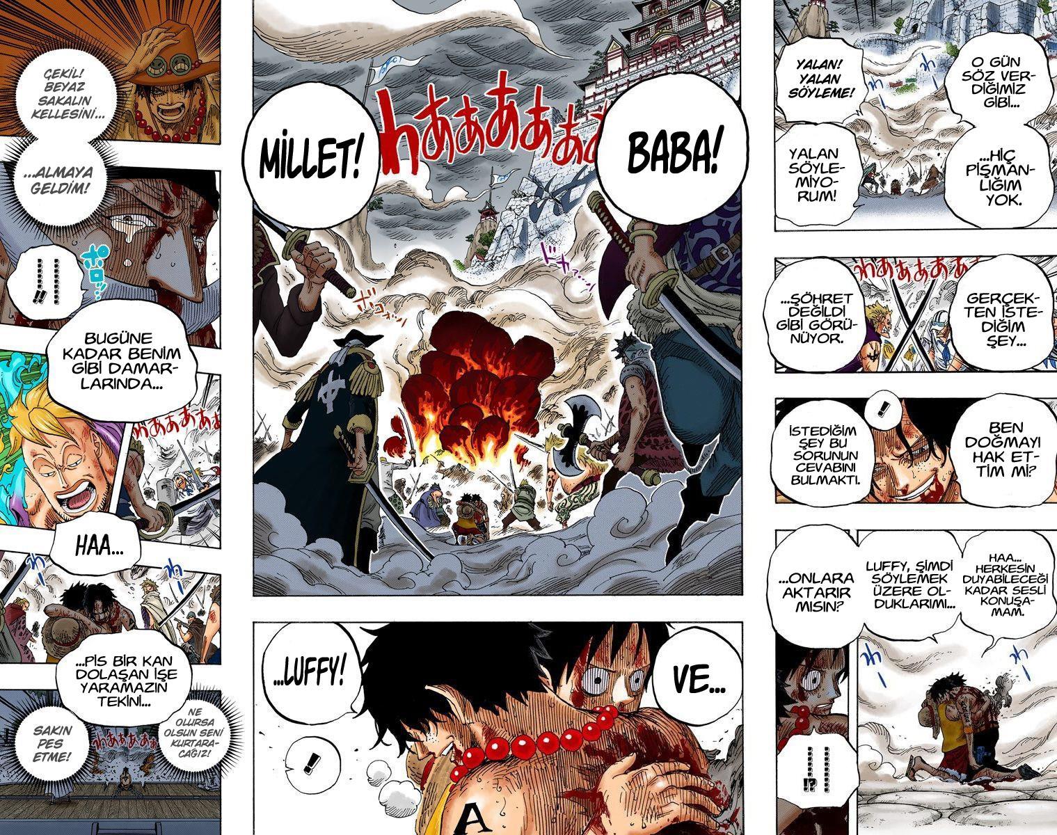 One Piece [Renkli] mangasının 0574 bölümünün 13. sayfasını okuyorsunuz.