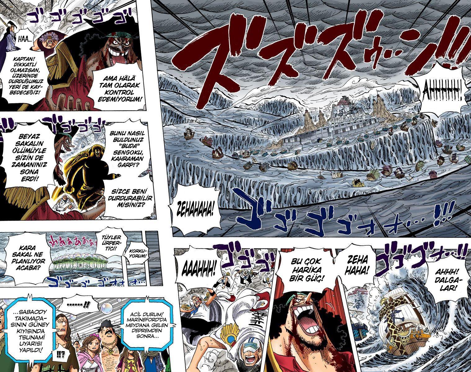 One Piece [Renkli] mangasının 0579 bölümünün 5. sayfasını okuyorsunuz.