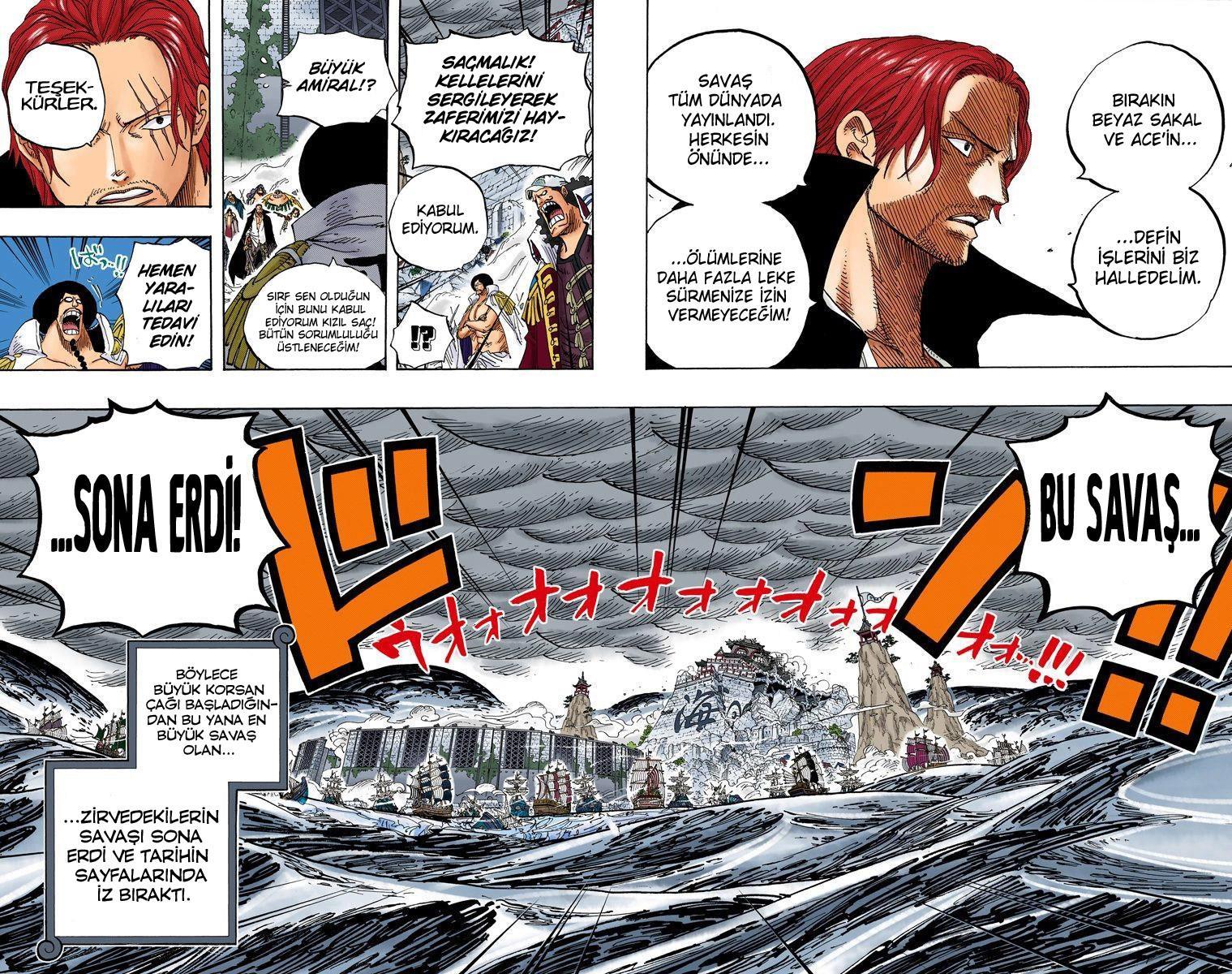 One Piece [Renkli] mangasının 0580 bölümünün 13. sayfasını okuyorsunuz.